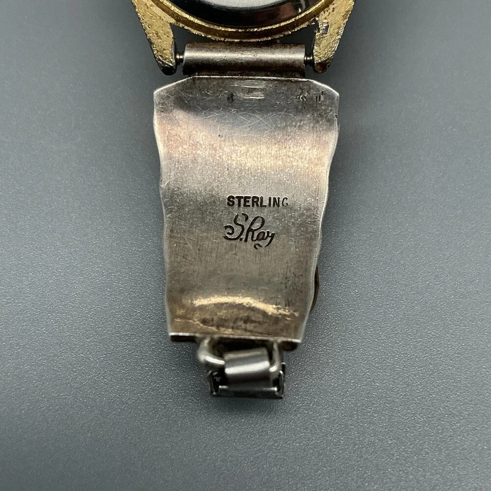 Vintage Skyway Trading Company Women Watch 24mm Sterling Turquoise Tips New Batt
